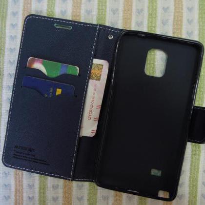 Samsung Galaxy S5 Wallet Case-owl/star/plants..